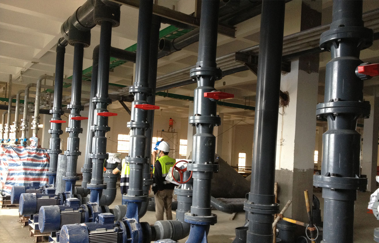 優(yōu)耐德污水處理/廢水曝氣項(xiàng)目用UPVC、CPVC閥門